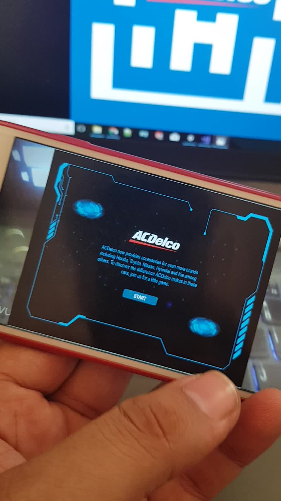 ACDelco-style auto parts mobile game